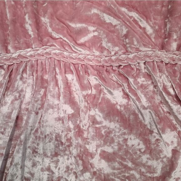 Torrid Pink Velvet Surplice Babydoll Tank - Picture 8 of 10